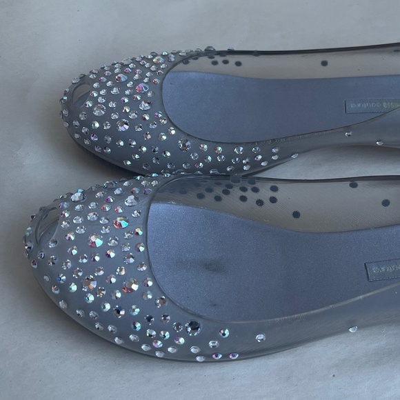 J. Maskrey Melissa Couture with Swarovski Crystals Night Sky Edition Flats Shoes - Picture 8 of 13